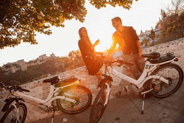 paseo por granada en bicicleta electrica